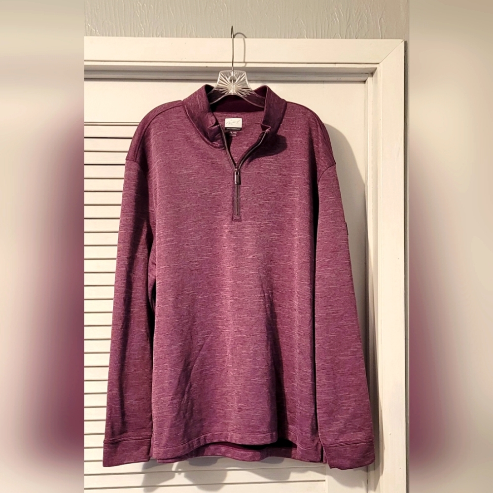 EUC Men's Greg Norman Quarter Zip Sweater